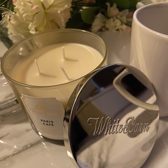 NWT🏷DISCONTINUED☕️🍶”Paris Café”White Barn Candle - Picture 8 of 8